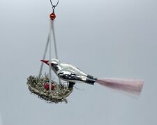 Alter Christbaumschmuck Vogel im Nest  (# 16362)