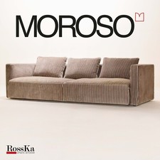 Moroso 3 sitzer Sofa Grau, Design Patricia Urquiola