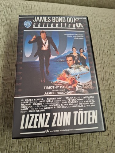 Vhs lizenz zum - , james