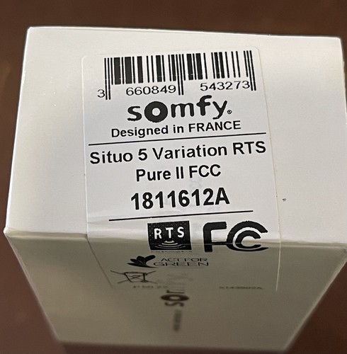 Somfy 1811612a five - somfy,