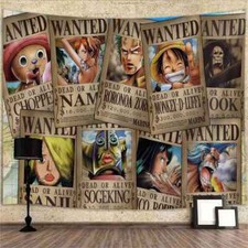 Anime One Piece Wanted Poster