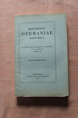 Monumenta germaniae historica - germaniae,