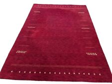 First Class Loribaft Edeler Stück Handgeknüpft Warm Rot 245/175 Absolut Top  ?