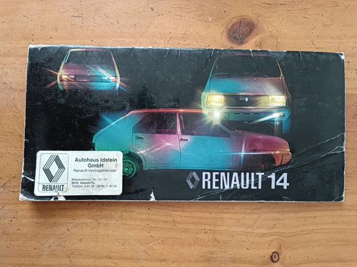 Renault owners manual - 14,
