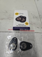 Yale P-YD-01-CON-RFIDT-BL Smart Türschloss Schlüsselschilder schwarz 2 Stück (1er Pack)
