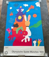 Kunstplakat Original Olympia München 1972