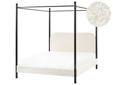 Himmelbett metall bouclé - himmelbett,