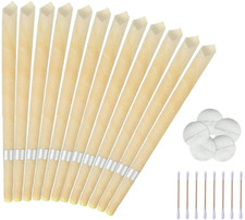 12 Ohrkerzen mit Bienenwachs - Anti Ohrenkerze