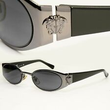 Gianni Versace 1996 Vintage Sonnenbrille metallisch schwarz Medusa MOD X30 KOL 89M
