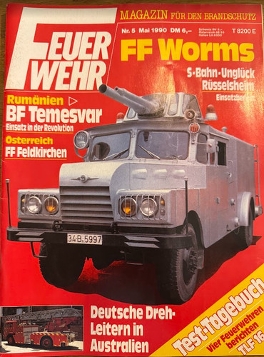 Feuerwehr magazin mai 1990 - feuerwehr, 5