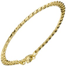 Jobo curb bracelet - , yellow
