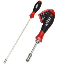 Wiha Schraubendreher Bithalter 300mm Schraubenzieher Quergriff 2 Bithalter 1/4''