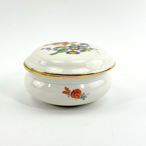 Meissen porzellan deckeldose - meissen,