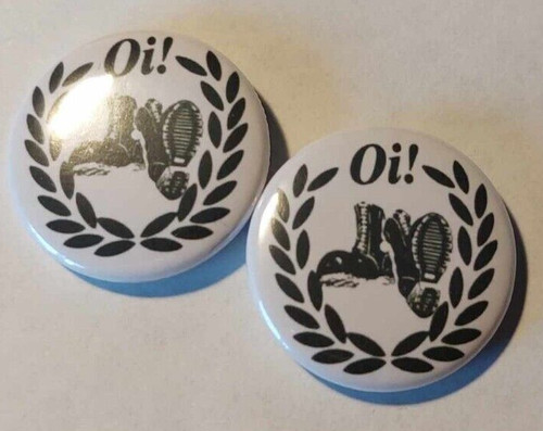 Button oi skinhead - 1x,