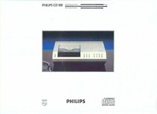 Philips  Bedienungsanleitung user manual   für CD 100 deutsch englisch Copy
