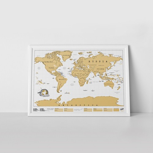 Luckies scratch map - -,