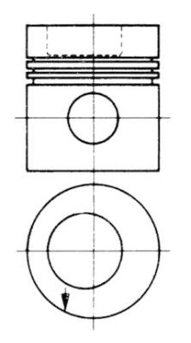Kolbenschmidt kolben 93750600 - kolben,