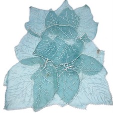 Vintage Blatt Organza