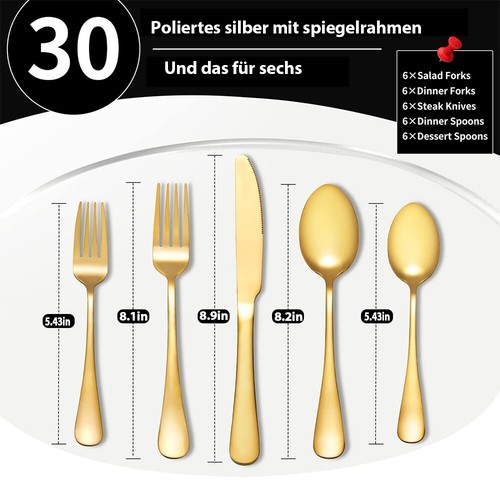 Besteckset 30tlg für - , 6