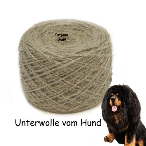 100gr hundewolle wolle - 100gr-,