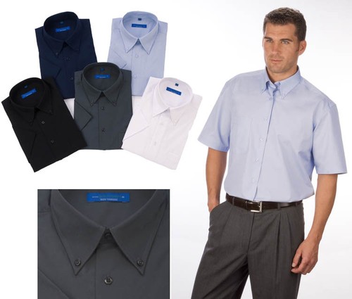 Kurzarm uni hemd qualityshirts - uni,