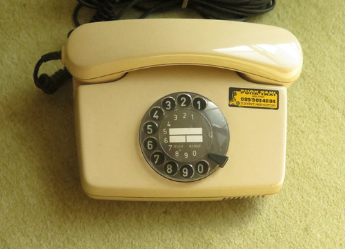 Altes telefon der post - der, mit