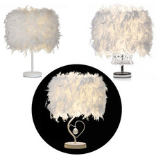 Feder Tischlampe Tischleuchte