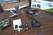 2 X Amewi 25190 Buzzard Pro XL Brushless BZW. Buzzard Helikopter 4 Kanal 2,4GHz