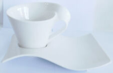 Villeroy & Boch New Wave weiß Cappuccino Tasse +UT Partyplate - mehr da -