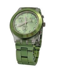 Original Swatch Irony Diaphane Chrono Full Blooded Lime SVCK4071AG
