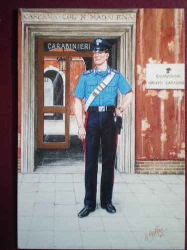 Postkarte die carabinieri von - die,