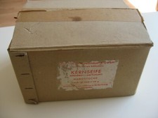 Antik Schachtel Karton Dreiturm Seifenindustrie Kernseife Schlüchtern Leihkarton