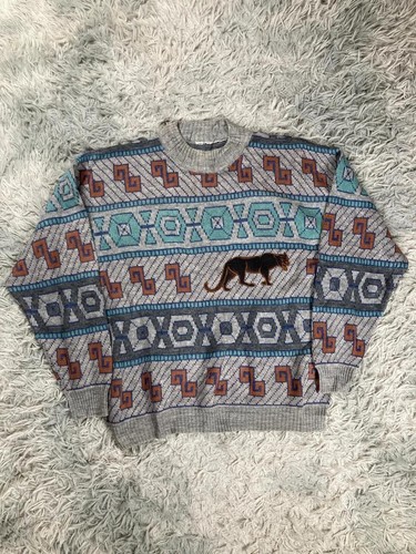 Vintage pullover 90er azteken - pullover,