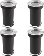 URing 4er Set Bodeneinbaustrahler Aussen Schwenkbar IP67 Bodenstrahler (5.44)