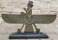 Art Deco Kriegerkönig Bronze