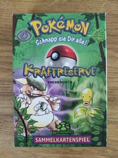 Pokemon Themendeck Kraftreserve - Dschungel (1999) vollständig und neuwertig.