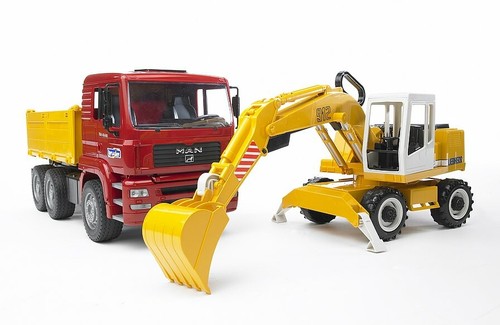 Man tga kipp lkw - tga, liebherr