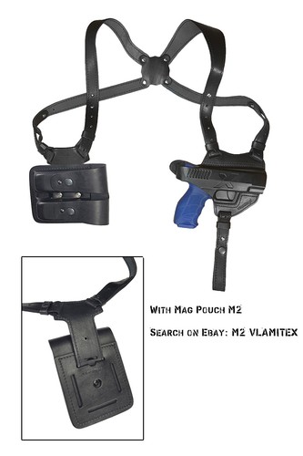 S5m2 leder schulterholster - leder,