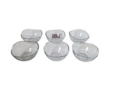 Glasschüssel Servierschalen Set 6Tlg. 310 ml Dessertschalen Glas Salatschüsseln