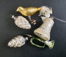 alter Christbaumschmuck VINTAGE Trompete Vogel etc.