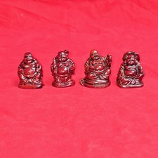 Red resin buddha statue - red,
