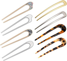 8 Stück U Förmige Haargabel