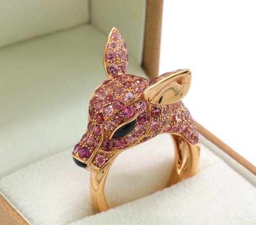 Edelstein ring reh - edelstein-ring, turmaline