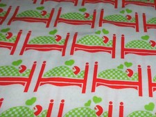 Graziela schlafende Kinder Bettwäsche 70er true vintage Stoff bedding fabric 70s