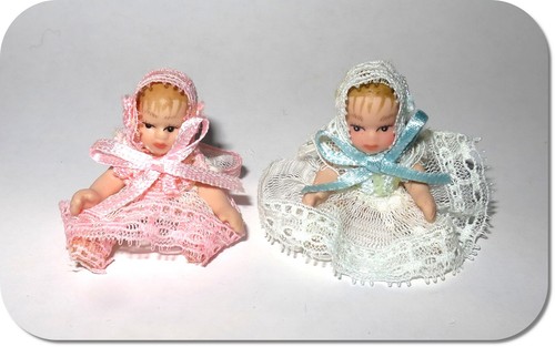 Miniatur baby babypuppe - miniatur, baby,