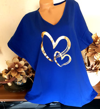 Tunika Bluse Shirt/Royal Blau