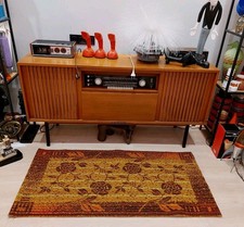 Vintage DDR Mid Century Teppich Teppich Wohndeko 70er Jahre