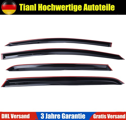 Schwarz windabweiser - 4x,