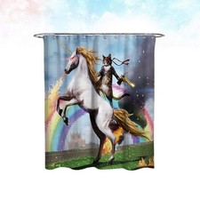  Niedliche Cartoon Duschvorhang 3D-Druck Vorhang Home Decor Wasserdichte