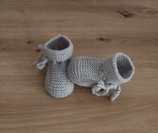 Babyschuhe,gestrickt,Handarbei